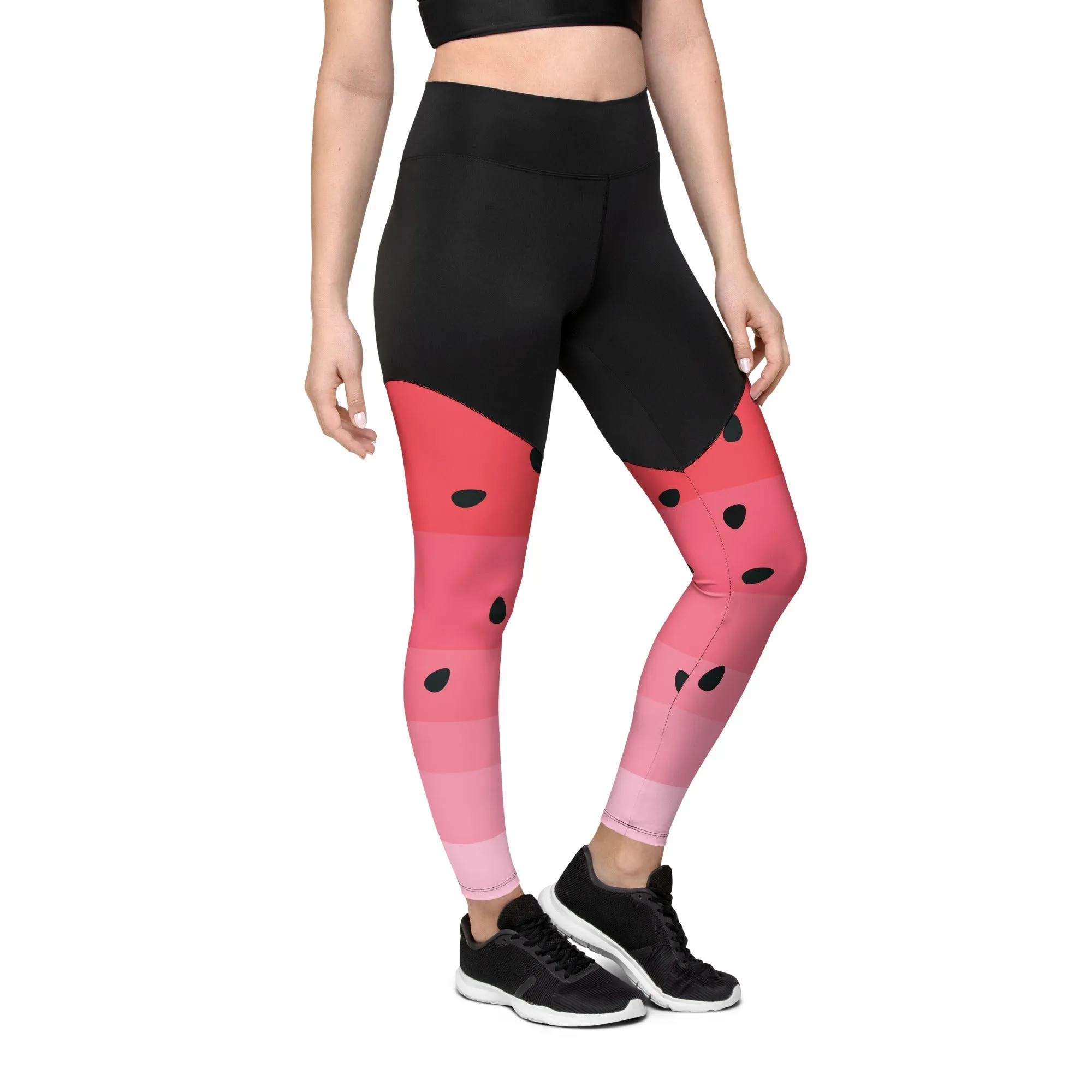 Watermelon Compression Leggings