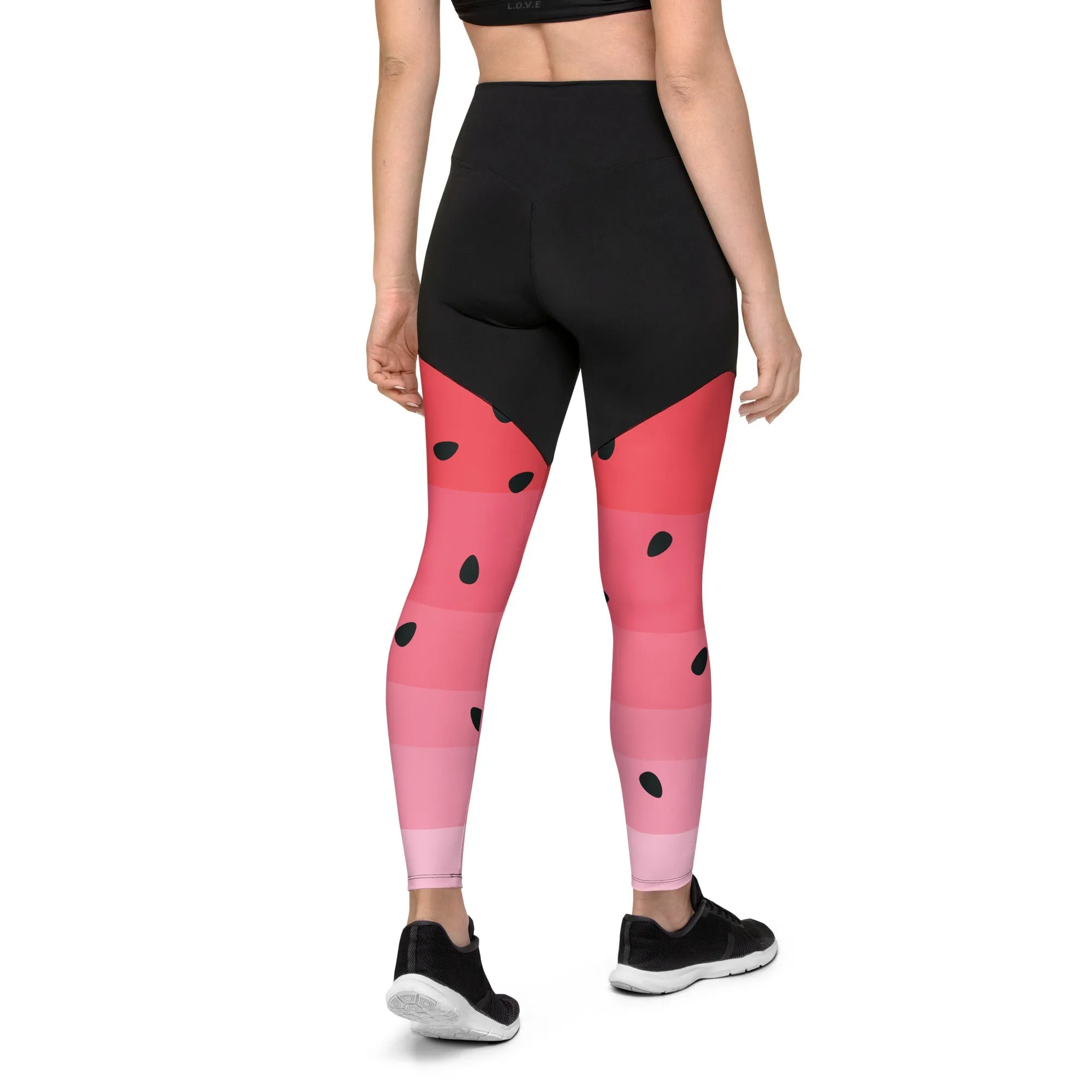 Watermelon Compression Leggings