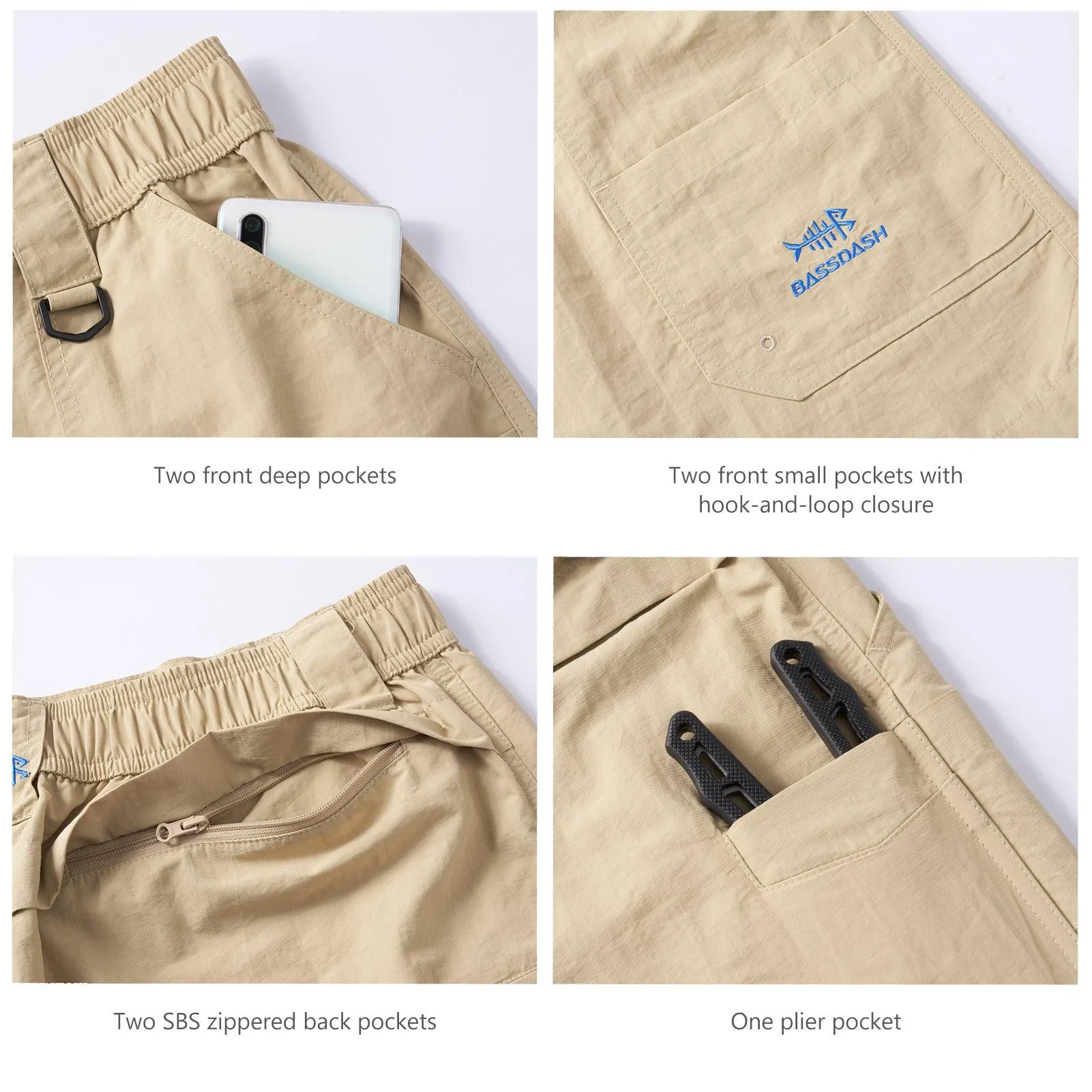 Women's UPF 50  Quick Dry Fishing Shorts FP03W